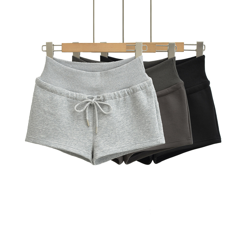 American Style Low Waist Hot Girl Style Drawstring Sports Shorts Women's Summer New Loose All-match Air Cotton Casual Pants Hot Pants