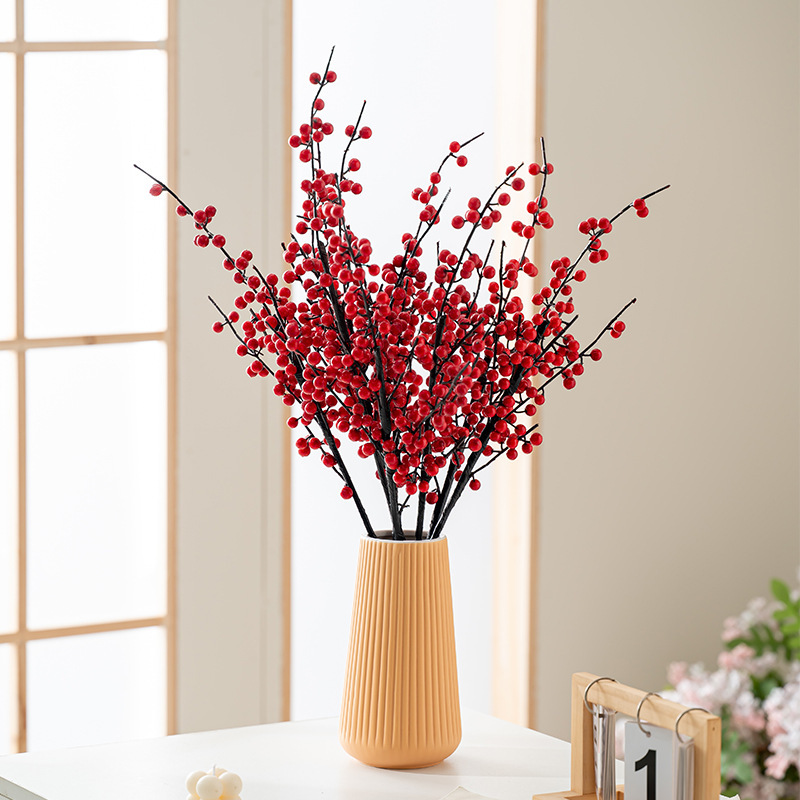 网红鲜花水养陶瓷花瓶高级感摆件客厅电视柜餐桌干花插花一件代发