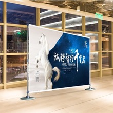 厂家现货直供快展展架会议宣传背景板快展架子户外注水屏风展示架