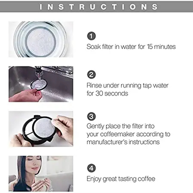 12 Unids Mr. Coffee machine bolsa de carbón activado no tejido elemento de filtro de cáscara de coco Placa de filtro de agua de carbón de repuesto