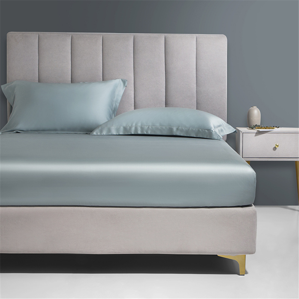 Fitted sheet 60s天糸ベッド笠純色ライセルベッドカバー式シーツを大きくして厚手のマットレスカバーを追加します。