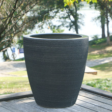 景德镇陶瓷鱼缸加高款养荷花睡莲盆水缸庭院客厅摆件书画卷轴缸