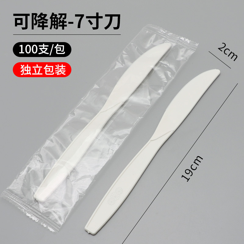 一次性塑料勺子独立包装外卖甜品叉勺长柄肯德基调羹可降解勺加厚|undefined