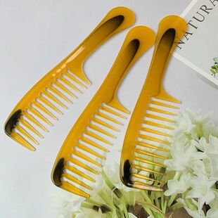 Wholesale Plastic Beef Tendon Combs Imitation Horn Teeth Combs Strong and Durable Hair Health Care Massage Combs Factory