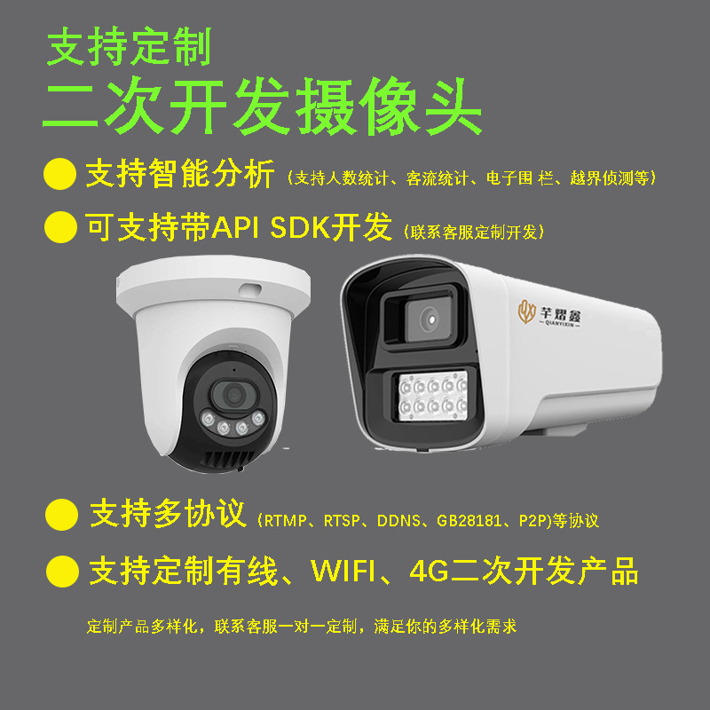 人数客流统计摄像头gb28181监控rtmp推流rtsp摄影机api二次开发sd