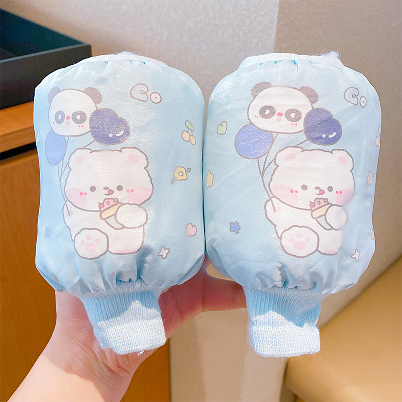儿童防污防脏袖套秋冬季新款女孩套袖女童卡通写作业防水护袖宝宝|undefined