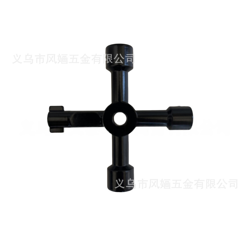 电控柜车电梯十字钥匙扳手水表阀门钥匙内三角扳手五金工具四合一|undefined