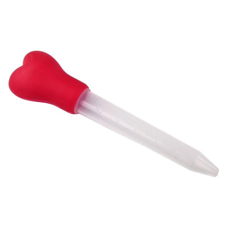 Soft Full Silicone Dropper for Infants and Young Kidsren Medicine Feeding Tool 5ml Medicine Feeder Dropper Silicone Crystal Glue Straw