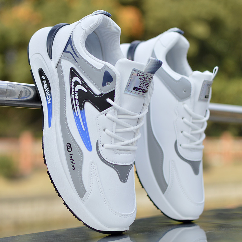 Férfi tavaszi-nyári új sport, vízálló, csúszásgátló futócipő, divatos és sokoldalú apuka cipő_voghion.com