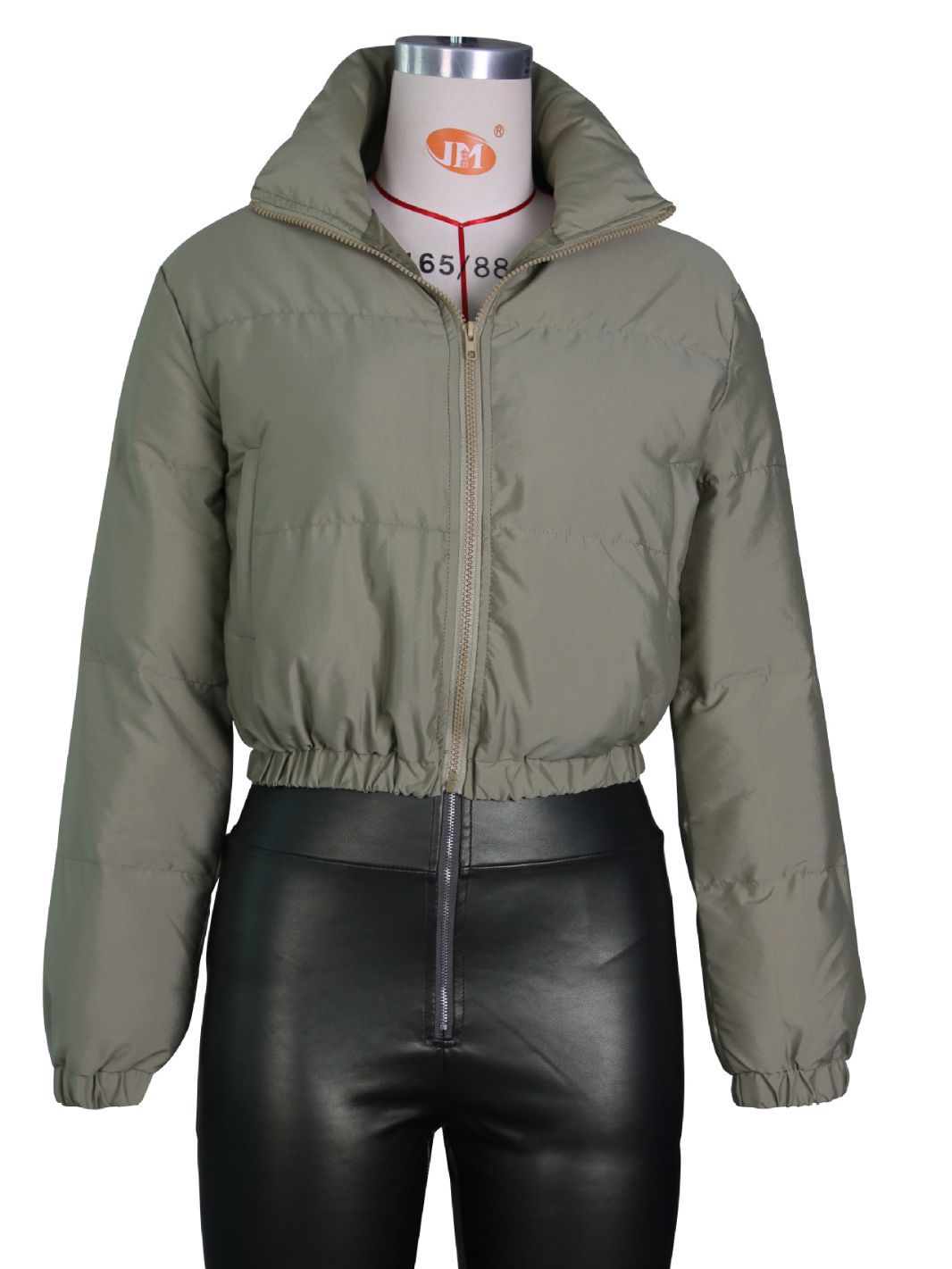 Amazon desea AliExpress 2021 Otoño e Invierno chaqueta acolchada de algodón para mujer popular Chaqueta acolchada de algodón para mujer corta europea y americana image 7