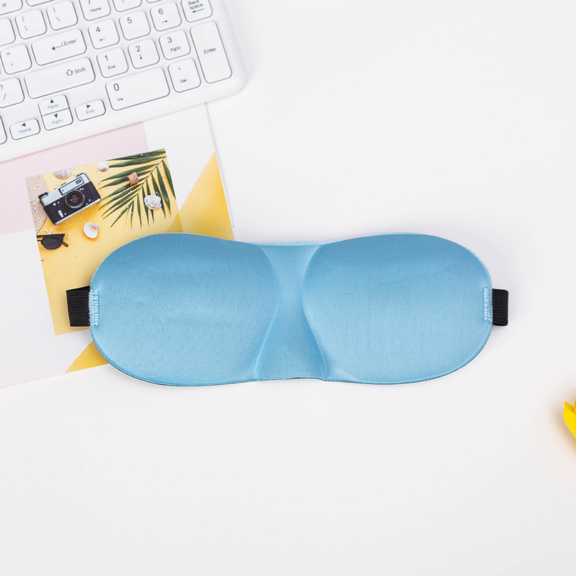 Directo de fábrica 3D tridimensional máscara de ojo creativo tridimensional sueño sombreado transpirable 3D tridimensional máscara de ojo sin costuras logotipo impreso