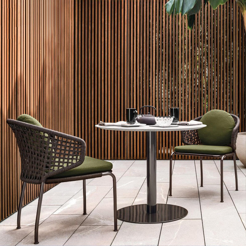 Outdoor Rattan Sofa Villa Courtyard Waterproof Rattan Chair Model Room Leisure Sofa Combination Three-Piece Set B&B Balcony