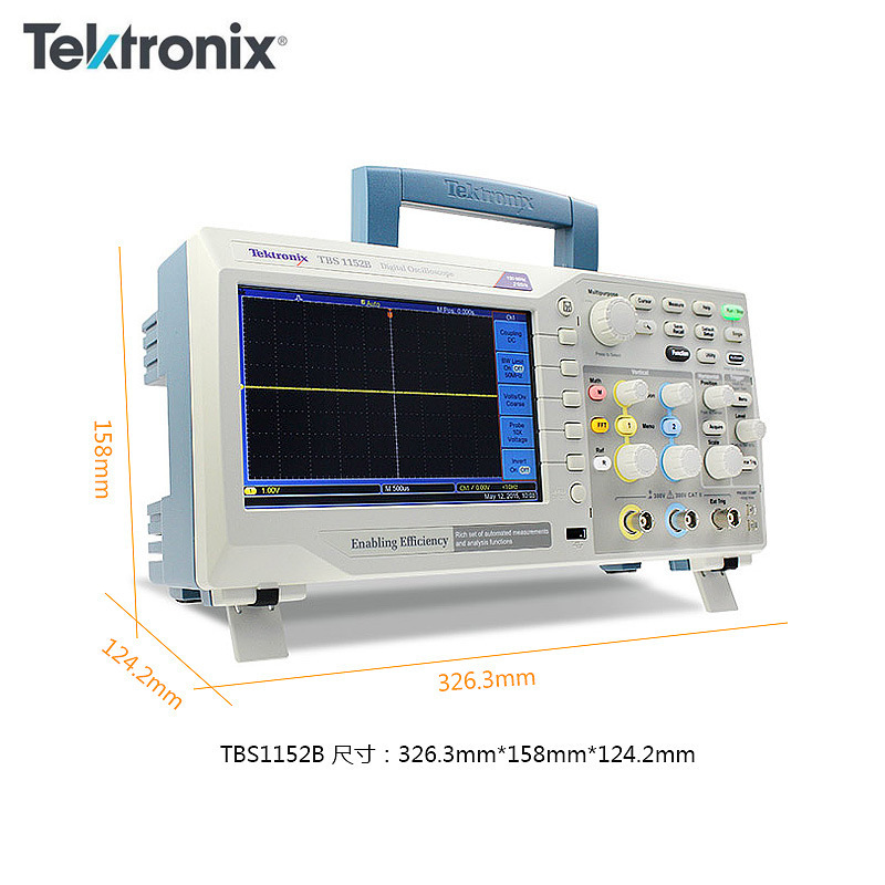 Tektronix泰克TBS1102C示波器测量仪 TBS1202B手持数字存储示波器