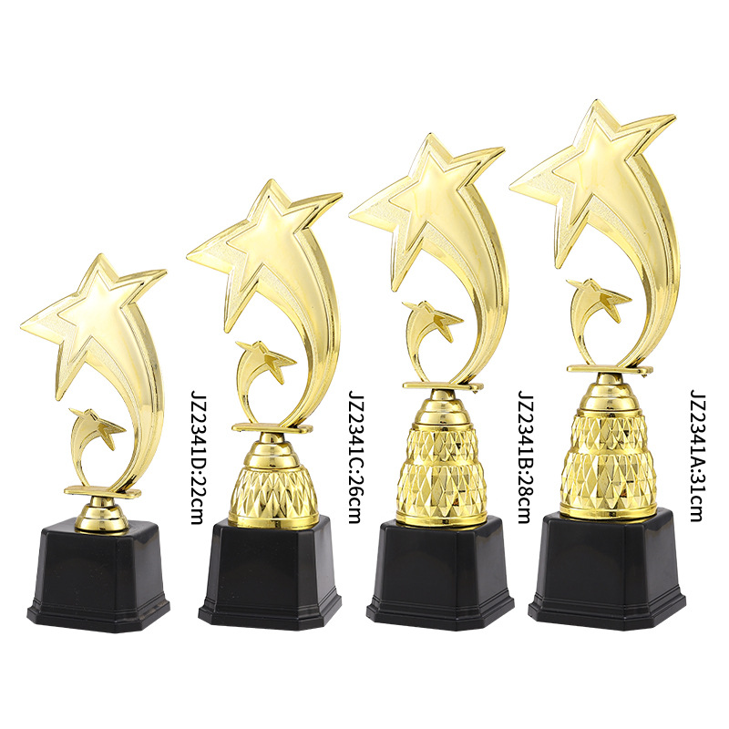 Nuevos eventos trofeos de plástico recompensas juegos escolares infantiles creativos reconocimiento jardín de infantes pintura de danza