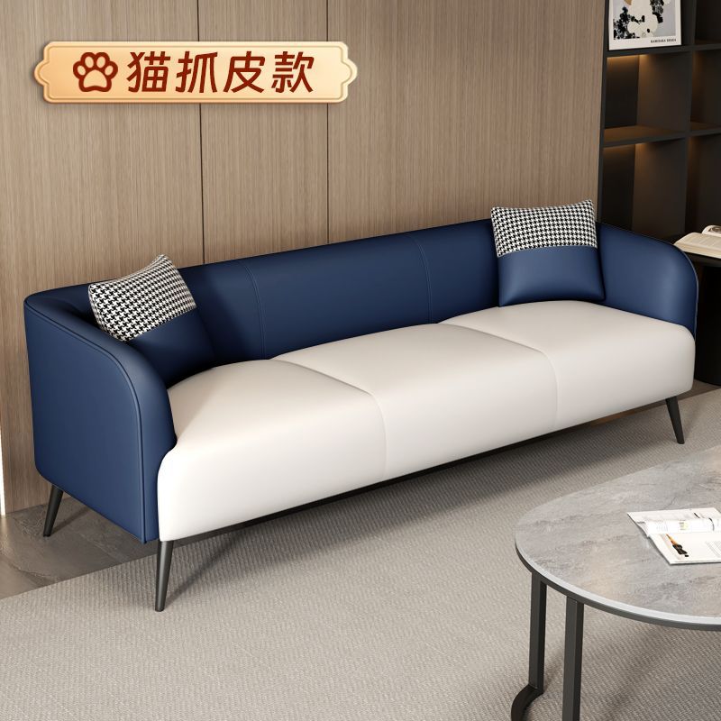 北欧ファブリックダブル3人用ライト高級猫スクラッチレザーソファ小さなアパート賃貸アパートホテルリビングルームチェスとカードルーム