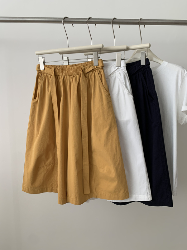 Summer Vintage Washed Cotton Drawstring Wide-Leg Cropped Pants for Women, Slimming and Versatile, Petite Workwear Style Casual Pants Summer Vintage Washed Cotton Drawstring Wide-Leg Cropped Pants for Women, Slimming and Versatile, Petite Workwear Style Casual Pants