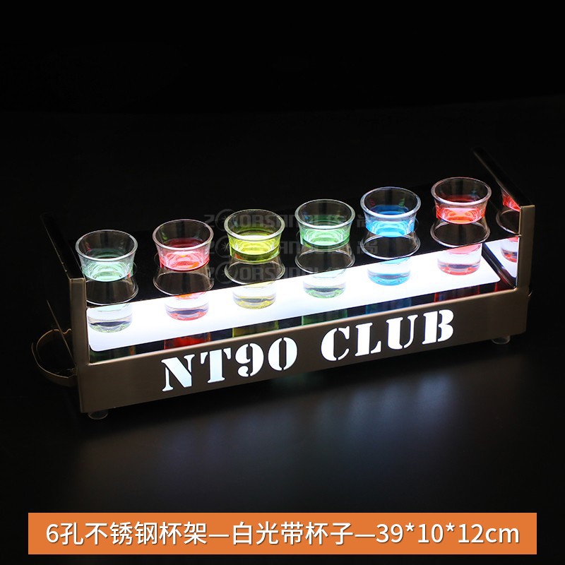 Luz blanca de 6 agujeros con taza