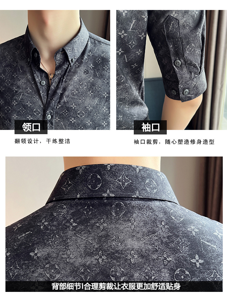 F5440 840K ÁO SƠ MI NAM HEYTYOR DÁNG ÔM BODY GỢI CẢM SEXY PHONG CÁCH HÀN QUỐC HỌA TIẾT HOA THỜI TRANG NAM G03 SẢN PHẨM MỚI