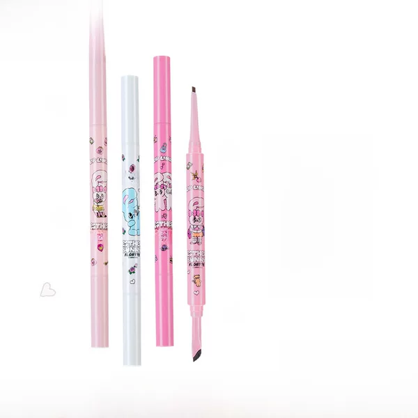 Flortte/Florlette Bunny Collaboration Double-Ended Eyeliner Gel Pen Brush Long-Lasting Makeup Eyeliner Gel Pen Upgrade