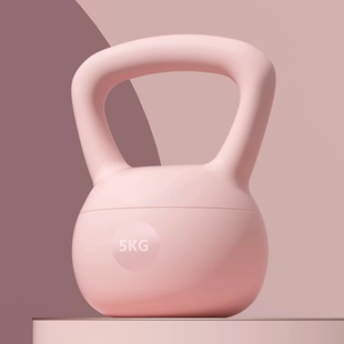 Hengda Hot and Hot Soft Kettlebell Shaping Squat Strength 5kg 6kg 8kg Butt Lift Kettlebell Fitness Color Men's Fall Resistant