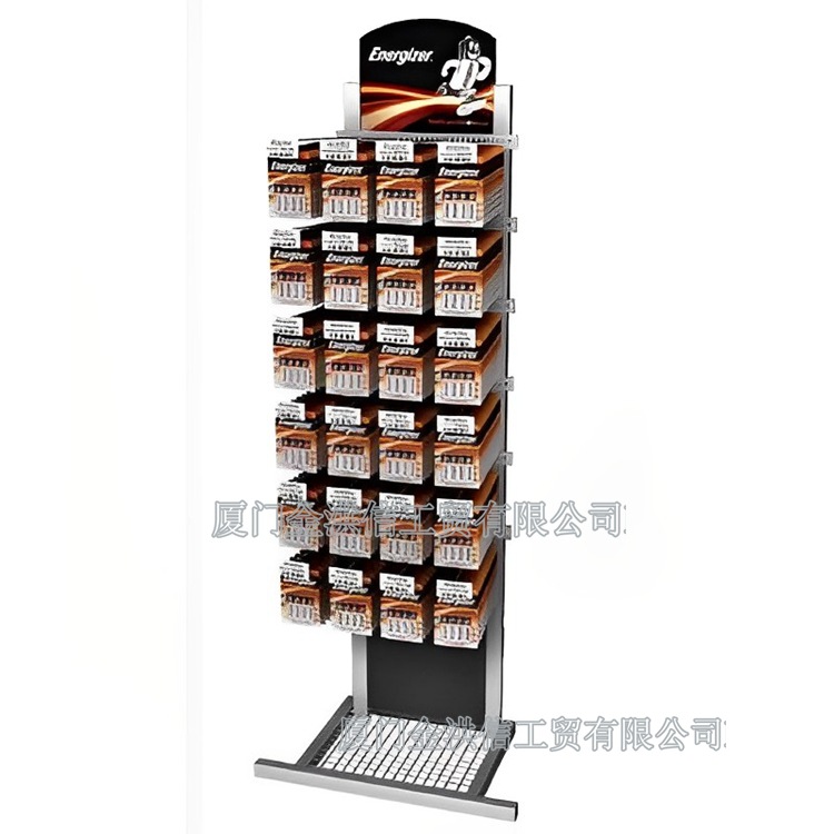 铁质挂钩展示陈列架节能灯展示架电池展示架货架手提灯白炽灯展架