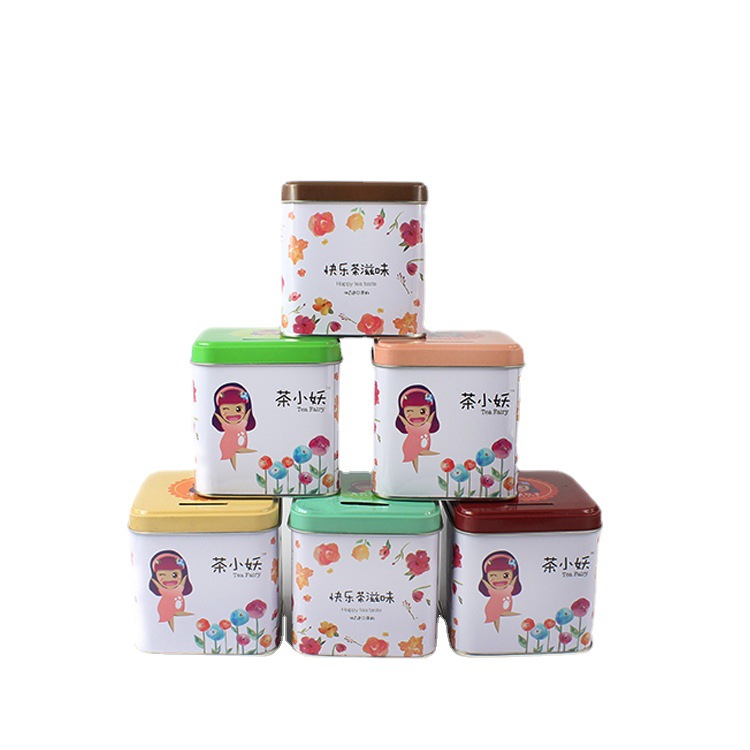 新品推荐有机茶叶铁盒通用包装铁罐马口铁茶叶罐 春茶包装盒