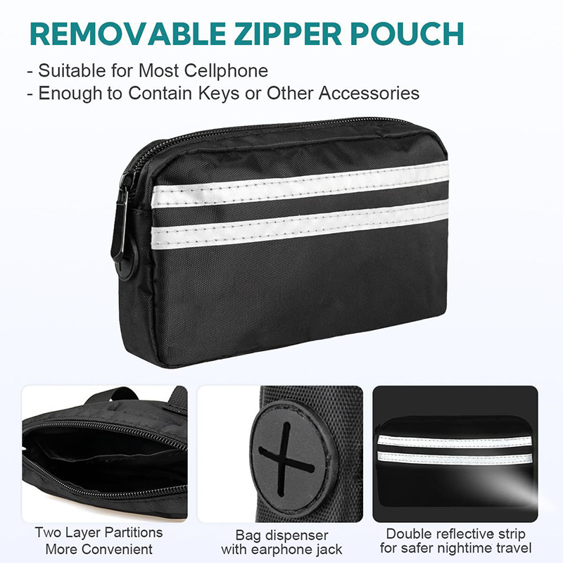 Verbesserte, freihändige Katzenleine mit verstellbarer Hüfttasche und Hundeleine_voghion.com