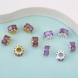 ���T��ʯ�~�18K������ɫ���DIY������ϴ�׈AͲ ���sֱ������