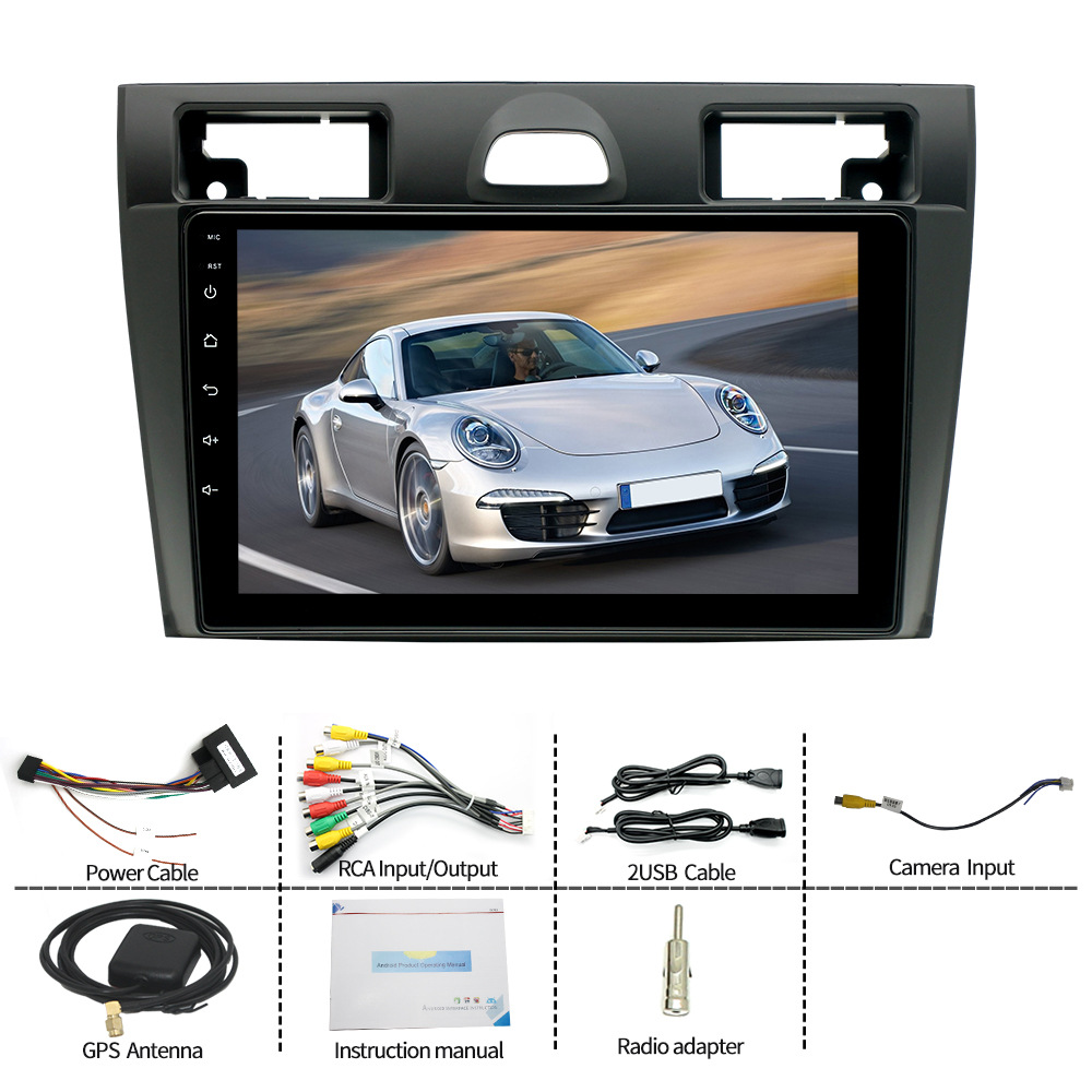 Nuevo para 06-11 Ford Fiesta coche inteligente Android pantalla grande navegación GPS Bluetooth jugador