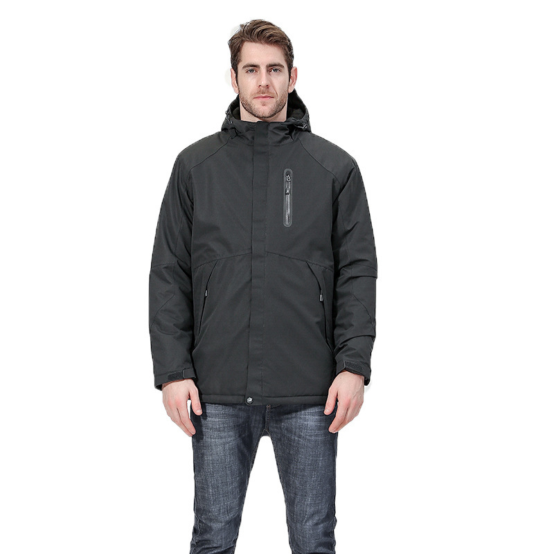 Carregamento USB aquecimento externo masculino inteligente impermeável quente casal jaqueta, cycg esqui terno, moderno_voghion.com