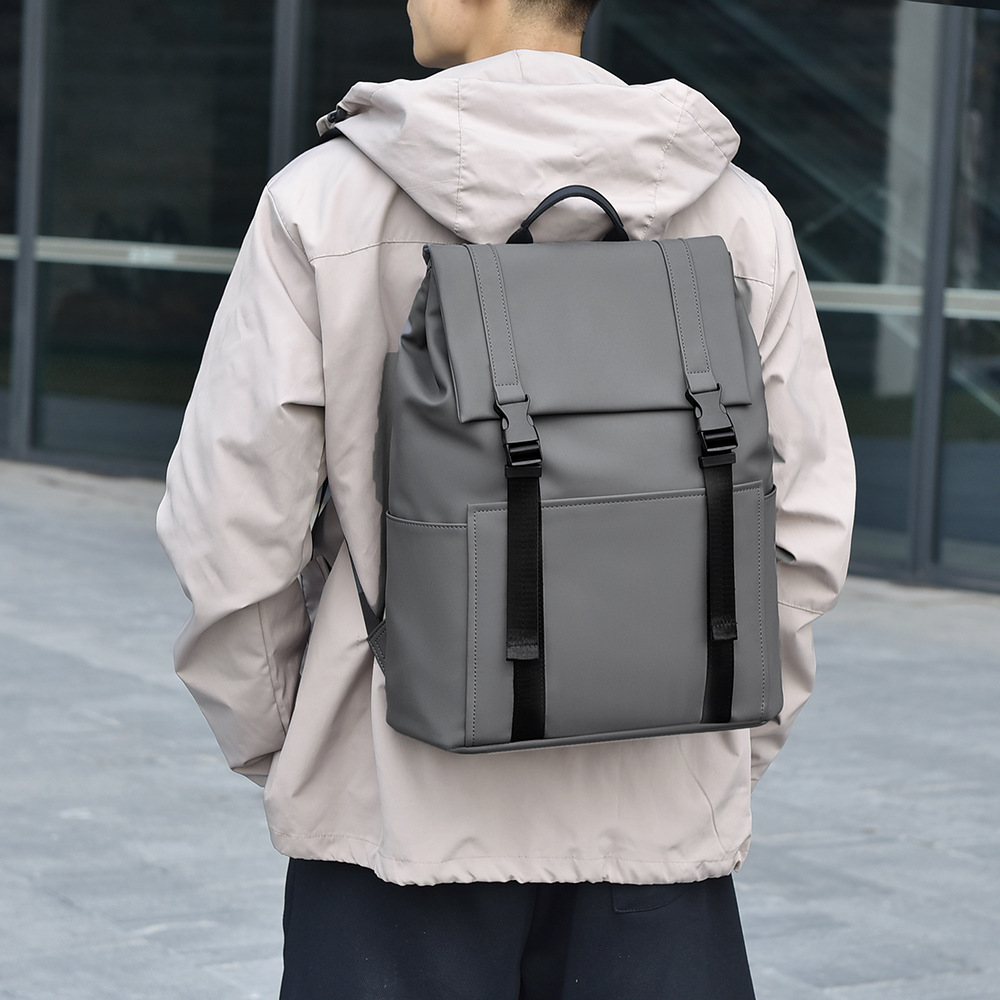 Mochila casual para hombre, gran capacidad, con compartimento para laptop, transpirable y moderna