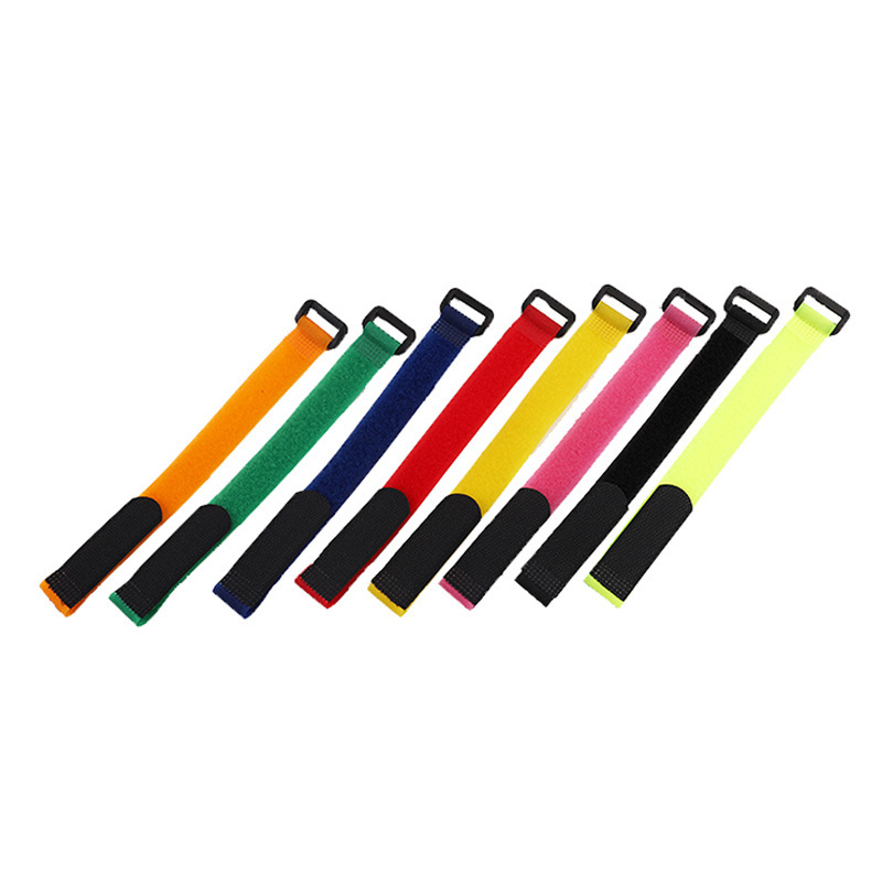 魔术贴扎带货物方扣捆绑带电压魔术贴反扣式数据线彩色反扣魔术贴