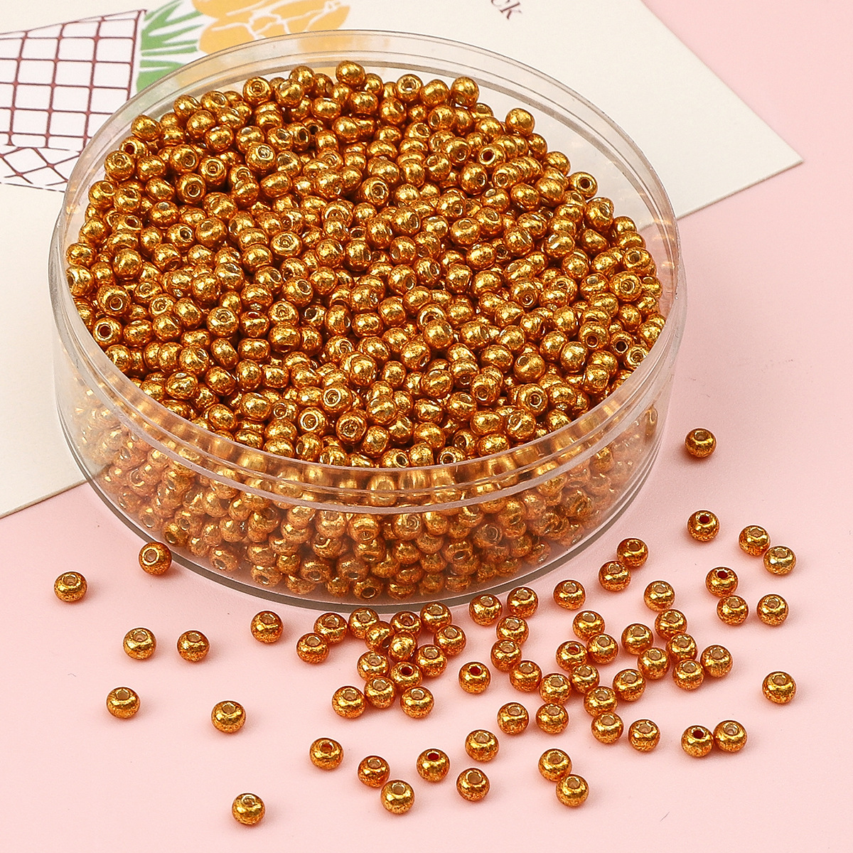 15g Weight Beads Jewelry Making Type Diameter 3mm, Diameter 4mm Jewelry Making Size DIY Jewelry Accessories Classification Less than 1mm Hole Size 1 Set Quantity Glass Material Solid Color Pattern Simple Style Style 1 Set Diameter 3mm Diameter 4mm Less Than 1mm Glass Solid Color DIY Jewelry Accessories Beads 7