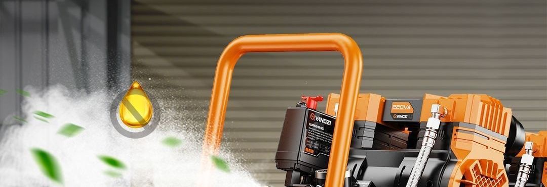 Industrial-grade high-power oil-free air compressor 220V small low-noise portable air pump