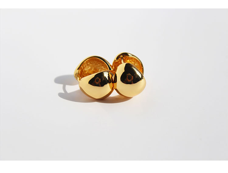 Fashion Geometric Copper Plating Ear Studs 1 Pair