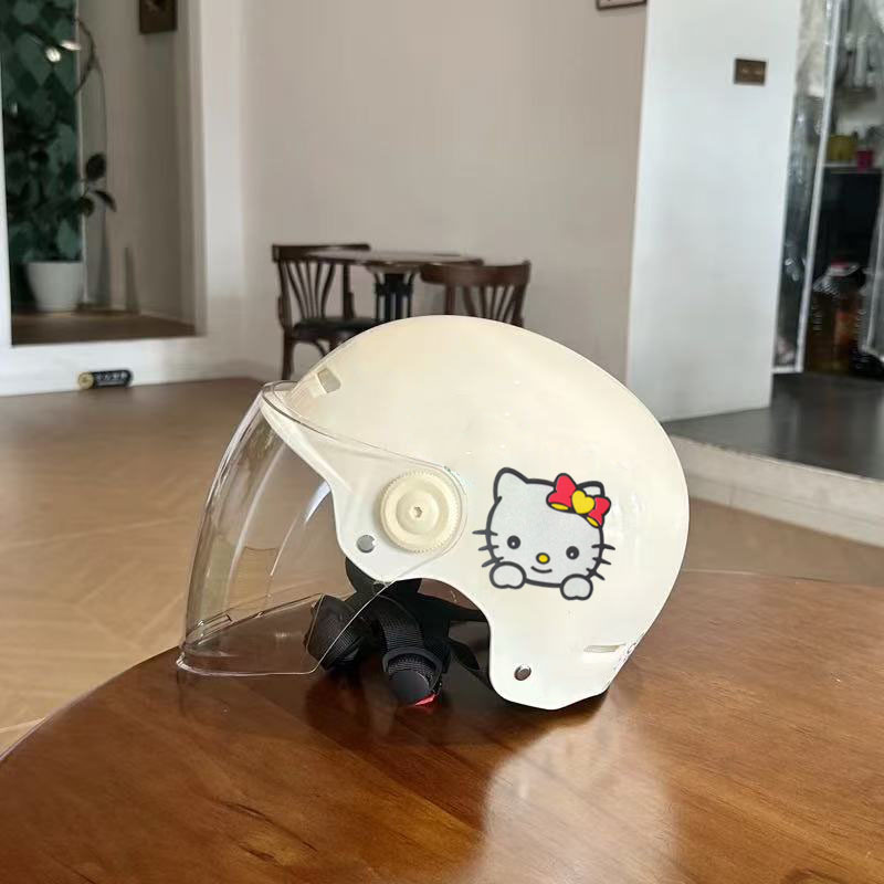 Newly certified summer motorcycle helmet for men and women, half helmet, national standard, suitable for electric vehicles and scooters, sun protection, all-season safety helmet