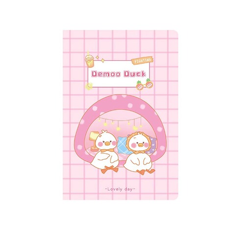 Cartoon A5 line notebook, high-value notebook, cute student with soft surface for copying office supplies notepad wholesale