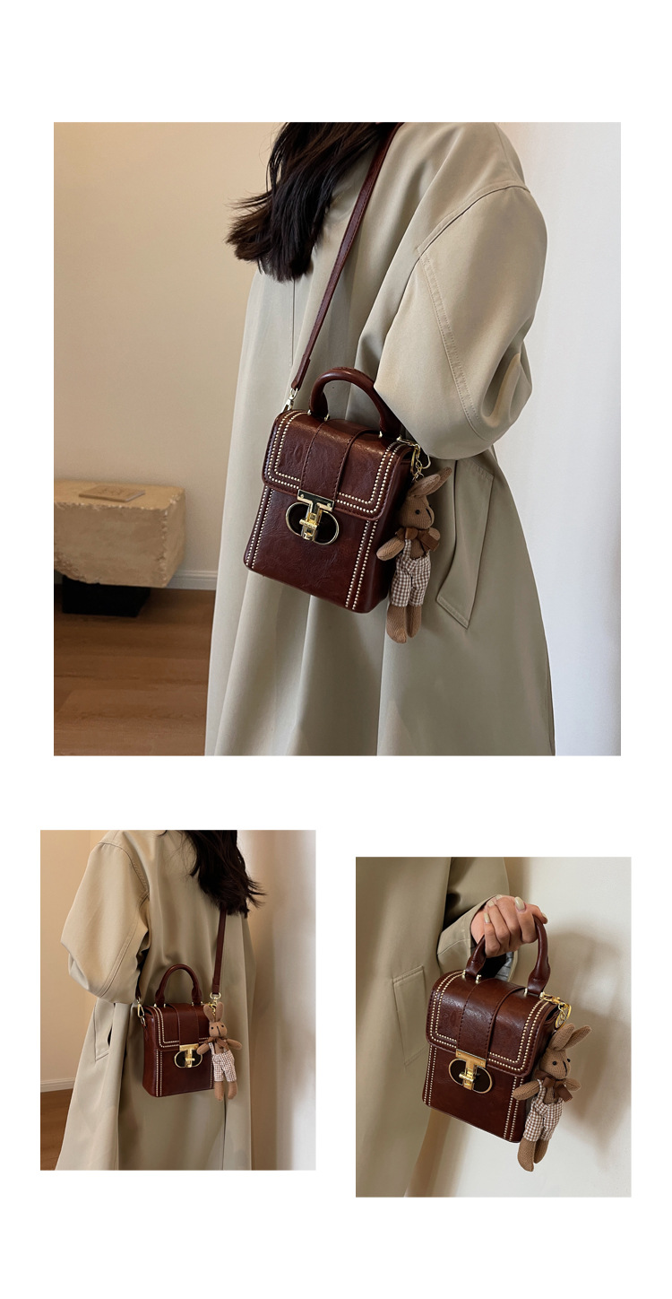 Popular Box Small Square for Women's 2023 Autumn New High Quality Crossbody Fashion Versatile One Shoulder Handheld Bag_voghion.com