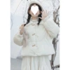 Off-white corduroy cotton coat, double layer high quality