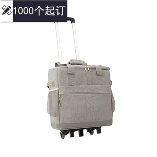 亚马逊定制大容量拉杆保温包车载冰包户外野餐包拉杆冰包可加logo