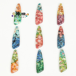 2�w13x45mm�pɫ���εۻ���ʯˮ�ε�����ʯDIY�朶����Ʒ���