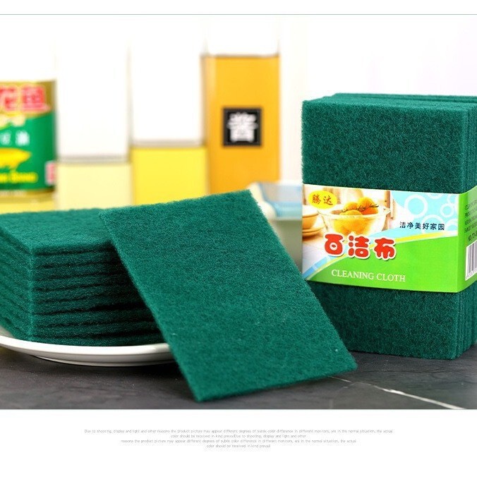 Dishwashing brush pot high density sponge wipe kitchen does not hurt the pot decontamination cleaning scouring pad manufacturers straight dish towel