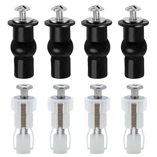 Accesorios de tapa de inodoro transfronterizos directos de fábrica Tornillo de expansión de goma universal Tornillo de expansión de nylon de alta calidad universal