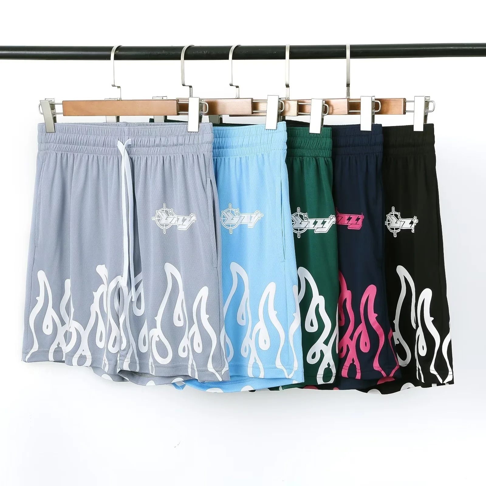 Wholesale Sports Training Basketball Pants Quarter Basketball Pants Single Layer Basketball Shorts Outdoor Running Quick-Drying Letters