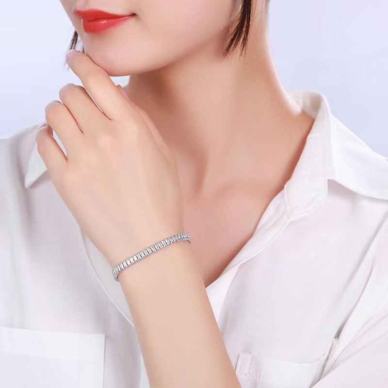 Simple Style Geometric Copper Rhinestones Bracelets