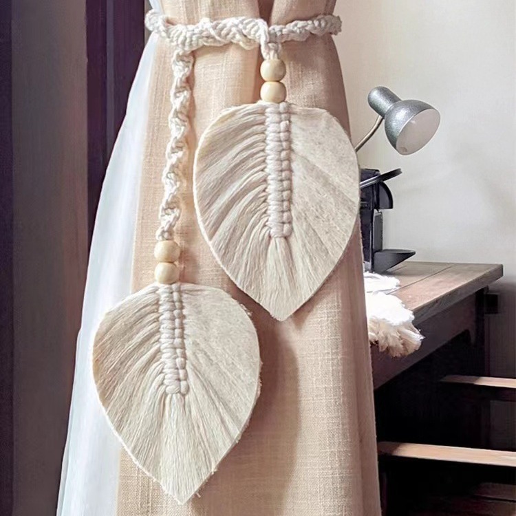 Bohemian Leaf Curtain Tie 4