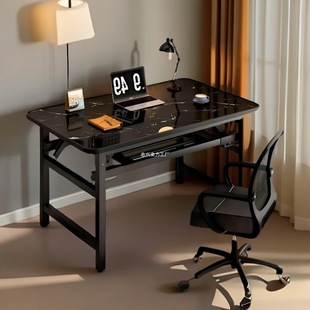 Computer Desk Installation-Free Foldable Table Home Desk Rental Room Dining Table Dining Table Office Training Table Study Table
