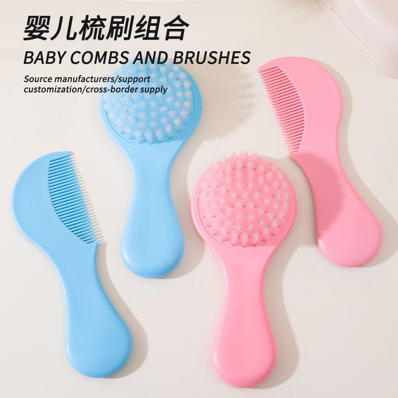 Bebé recién nacido peine bebé cabeza eliminación suciedad costra neumático cepillo de pelo suave nylon masaje cuero cabelludo peine del pelo traje