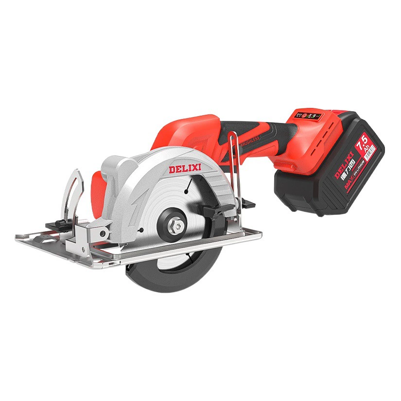 Delixi Electric циркулярная пила бесщеточная ручная толкационная пила литиевая электрическая зарядная деревообрабатывающая пила Облачный станок для резки диска пила