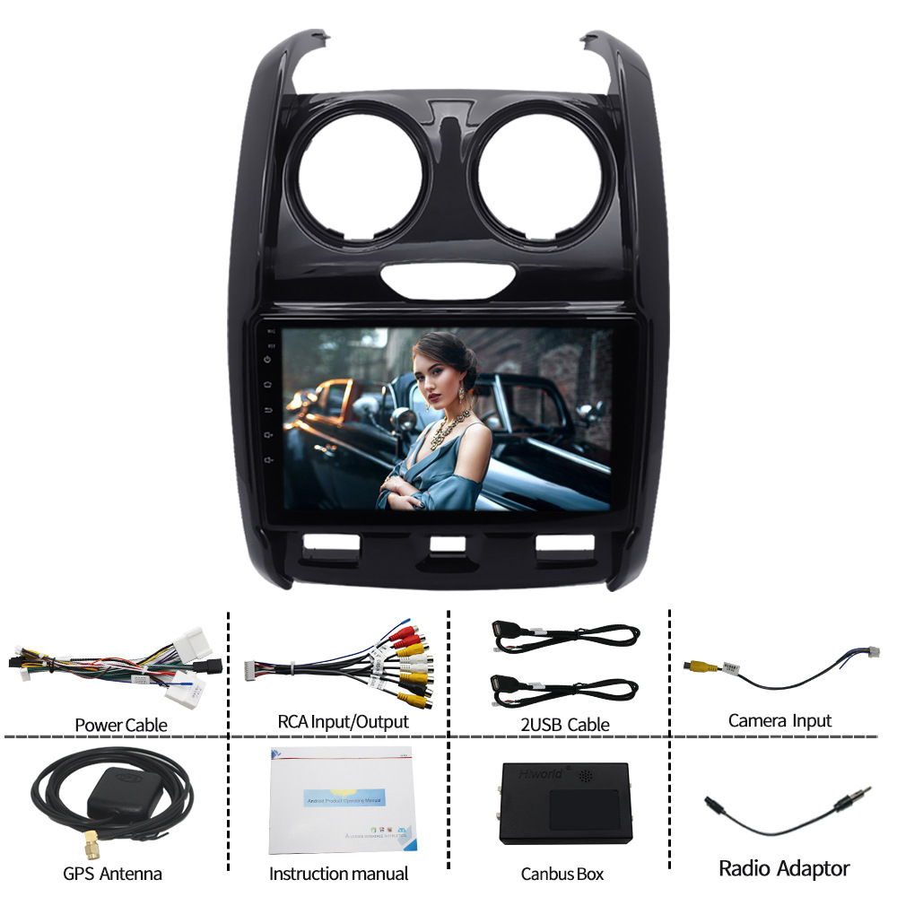 Aplicable a 15-18 Renault Duster Android navegación Android MP5 reproductor GPS coche todo en uno máquina